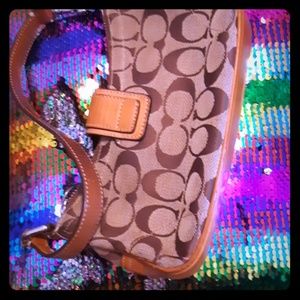 Gently used mini coach bag